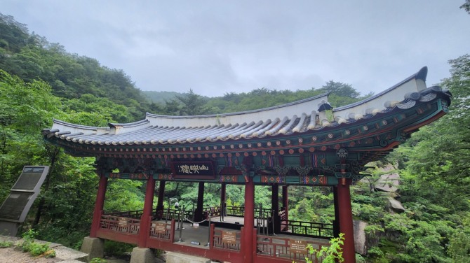 우중산행(雨中山行), 백승훈 시인