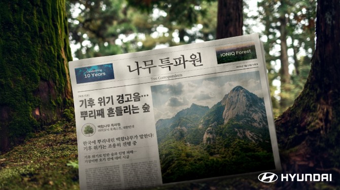 현대자동차 나무 특파원 캠페인. 사진=현대차