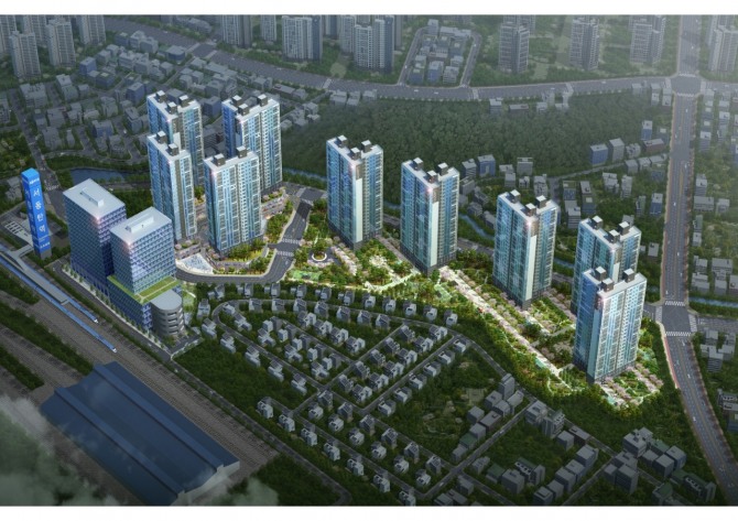 경기도 오산 외삼미1지구 조감도. 자료=경기도