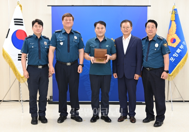 경북 포항북부경찰서가 도내 23개 경찰서 가운데 2025년 상반기 베스트 112에 선정도됐다. 사진=포항북부경찰서.