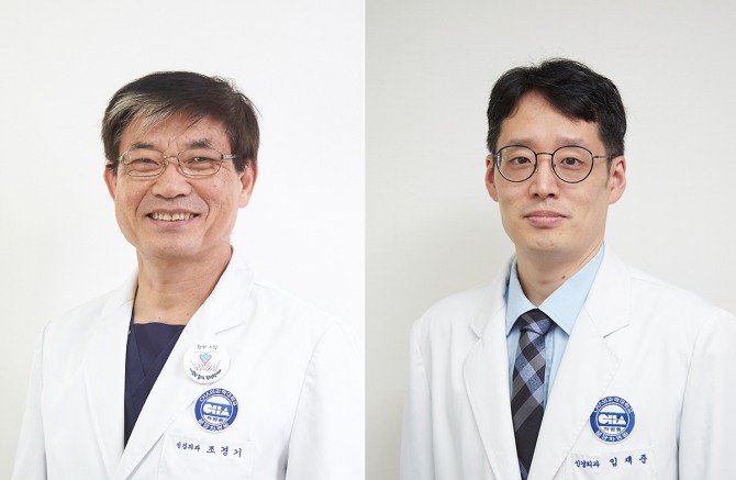 분당 차병원 신경외과 조경기(왼쪽), 임재준 교수. 사진=분당차병원