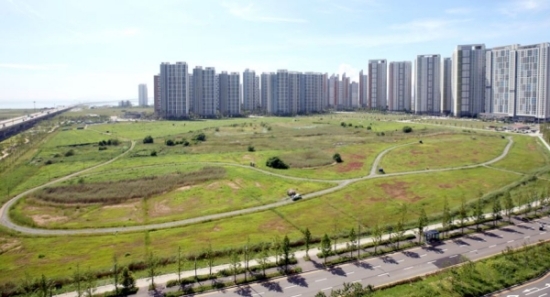 R2 개발부지 전경.  사진=인천시청 출입 연합기자단
