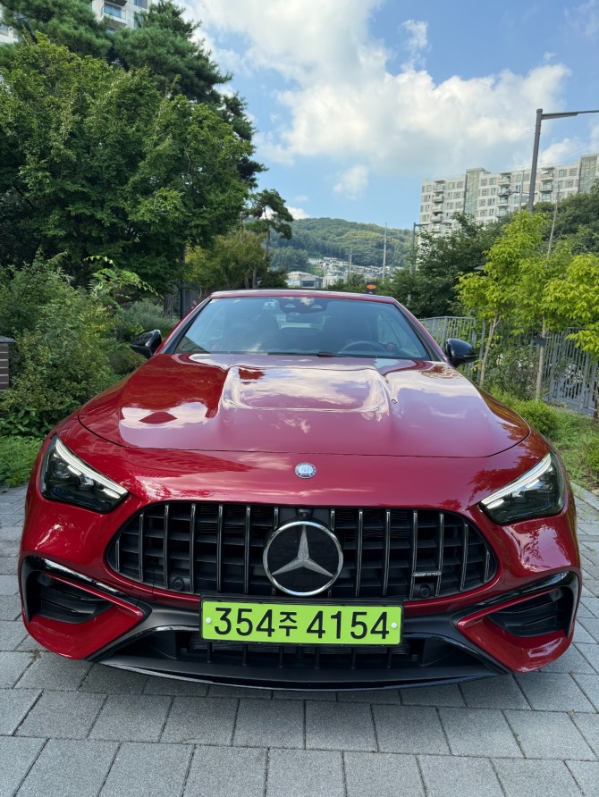 메르세데스-AMG CLE 53 4MATIC+ 카브리올레 전면부. 사진=나연진 기자
