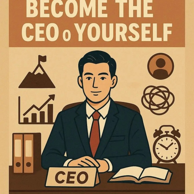 행복하고 의미 있는 삶을 원한다면, 스스로 인생의 ‘CEO’가 되어 도전과 선택을 이끌어야 한다는 주장이 나왔다. 이미지=마이크로소프트 빙 이미지 크리에이터