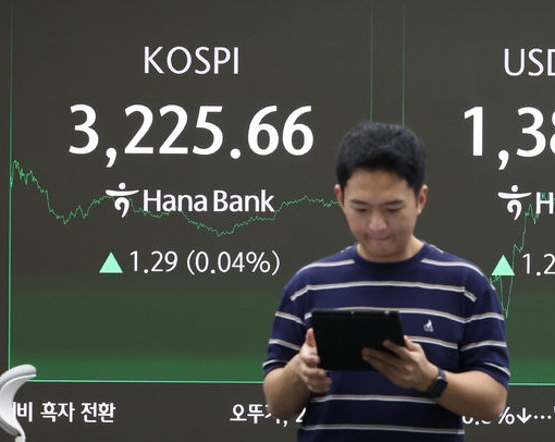 지난 14일 서울 중구 하나은행 딜링룸 전광판에 코스피 종가 지수가 표시돼 있다. 사진=뉴시스