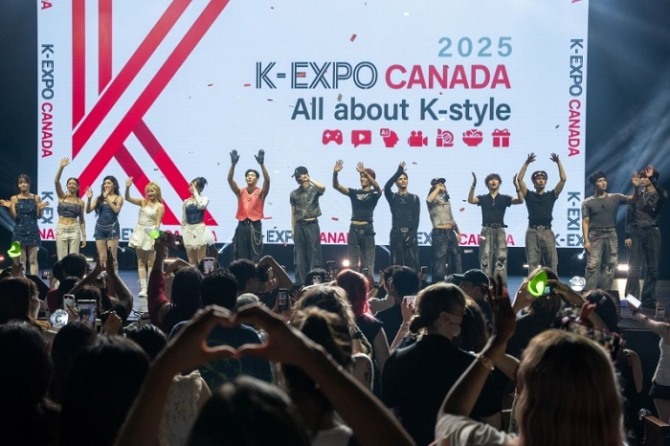 콘진원은 8월 9~12일 캐나다 토론토에서 종합 한류 박람회 ‘2025 K-엑스포’를 성공적으로 개최했다. 사진=콘진원