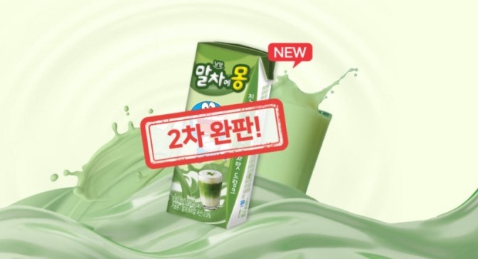 남양유업은 지난 18일 네이버 브랜드스토어에서 진행한 신제품 ‘말차에몽’ 라이브커머스 물량이 전량 판매되며, 2차 판매 역시 1차 완판에 이어 흥행을 기록했다고 19일 밝혔다. 관련 이미지. 제공=남양유업