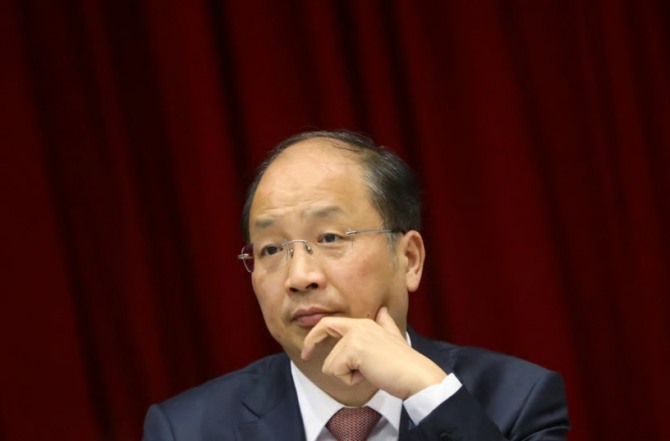 이후이만(Yi Huiman)은 2019년 1월부터 2024년 2월까지 중국 증권감독관리위원회 위원장을 역임했다. 사진=로이터