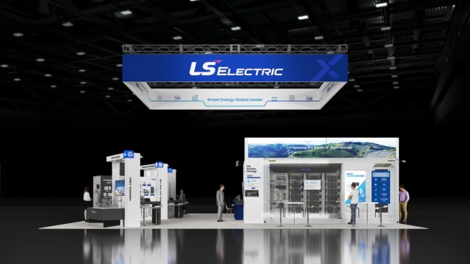  LS일렉트릭의  ‘RE+ 2025’ 전시장 조감도. 사진=LS일렉트릭