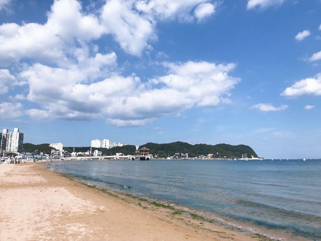포항영일대해수욕장 전경. 사진=독자 제공