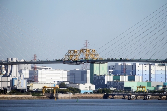 지난 12일 제3연륙교 최종 상판 연결된 현장 모습.  사진=인천경제청