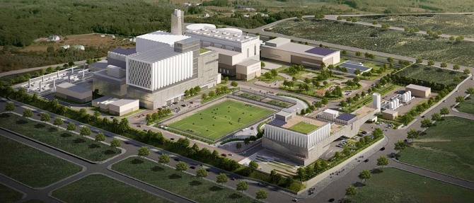 금호건설은 한국중부발전이 발주한 함안복합발전소 야드건설공사를 단독 수주했다고 15일 밝혔다. 함안복합발전소 조감도. 사진=금호건설