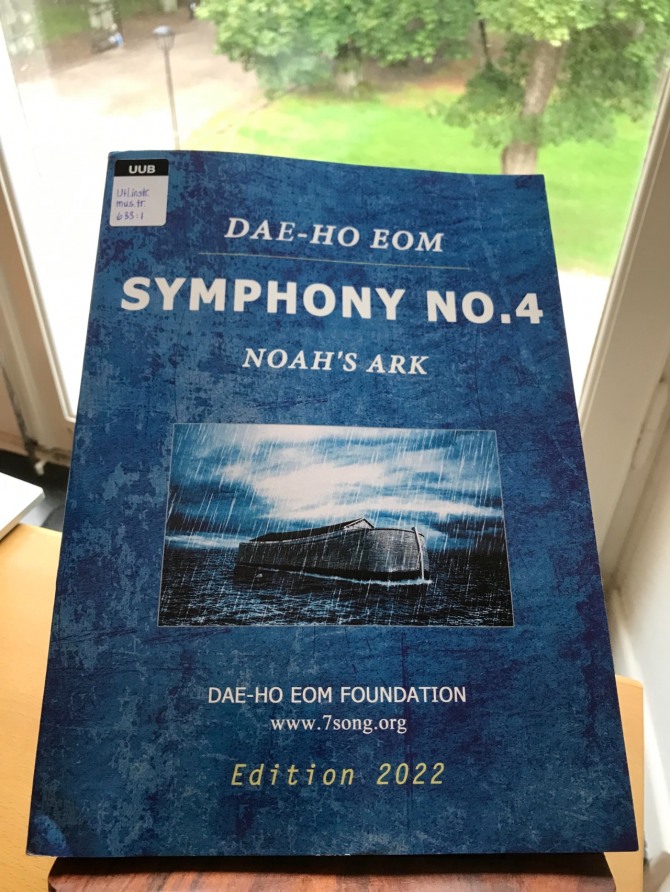 스웨덴 웁살라대학교 특별 전시중인 Symphony No. 4 Noah’s Ark(교향곡 제4번 노아의 방주, 2022)