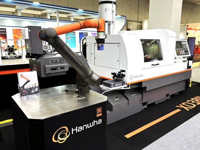 한화세미텍,‘EMO 하노버 2025’서 자동선반·덴탈 장비.사진=한화세미텍