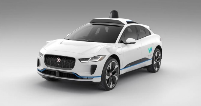 웨이모 로보택시로 활용된 재규어 I-Pace 사진=웨이모