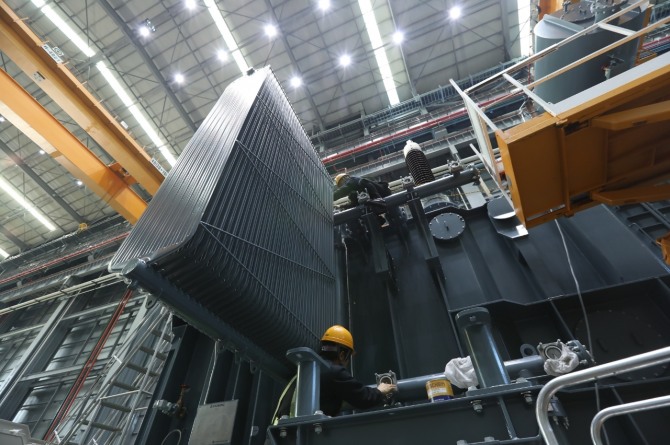 효성중공업의 올해 북미 지역 전력기기 수주액이 처음으로 1조원을 넘어섰다. 이는 전체 수주의 53%에 해당한다.  사진=효성중공업