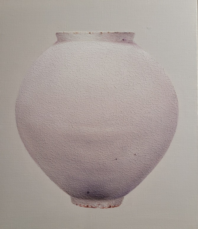 Mind Vessel 53.0×45.5cm Mixed media on canvas, 2025