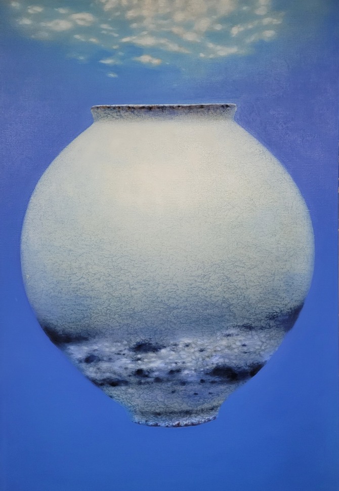Mind Vessel Mixed media on canvas 90.9×72.7cm, 2019