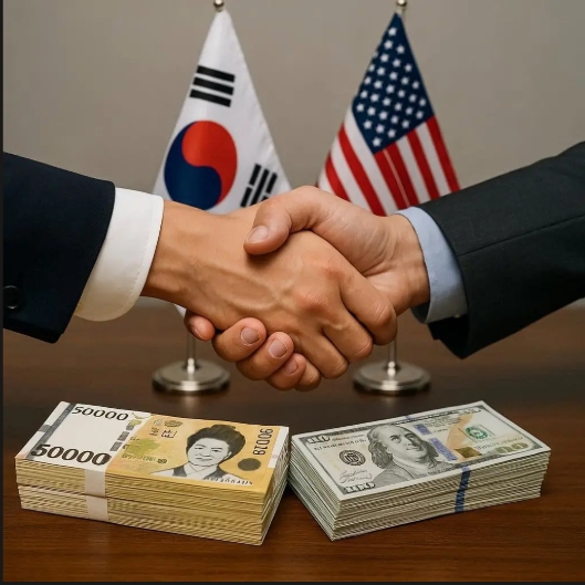 미국이 한국을 환율조작국으로 보지 않는다는 입장을 명확히 하면서 양국 간 환율협상이 마무리 단계에 들어섰다. 이미지=GPT4o