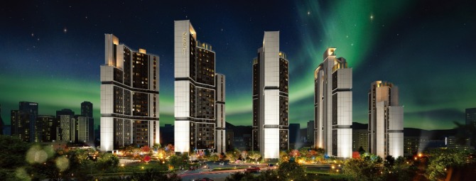 대우건설은 지난 27일 서울 용산구 청파1구역 주택재개발정비사업 시공사로 선정됐다고 29일 밝혔다. 청파1구역 주택재개발정비사업(루이리스 써밋) 투시도. 사진=대우건설