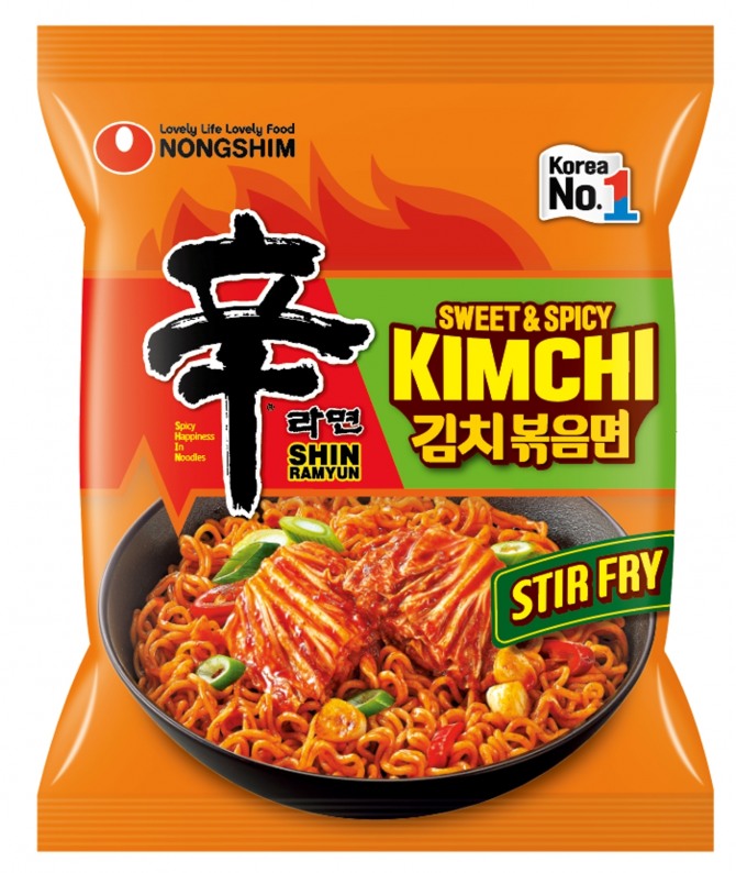 농심 신라면 김치볶음면 제품. 사진=농심