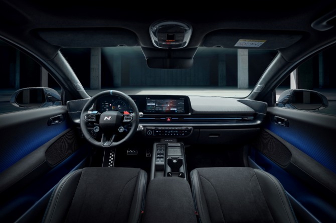 현대차 아이오닉 6 N 실내 인테리어. 사진=현대차