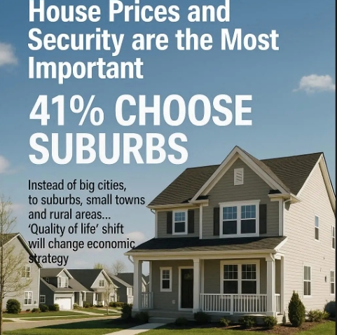 미국인 이주 행태가 달라지고 있다. 대도시에서 교외·소도시·농촌으로 이동하고 있다. 이미지=GPT4o