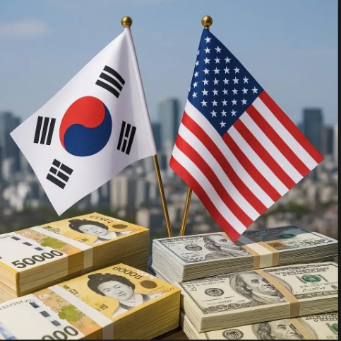 한국과 미국이 3500억 달러(약 496조 원) 규모의 대미 투자펀드 조성을 위해 '원화 계좌 투자' 방식을 협의 중이다. 이미지=GPT4o