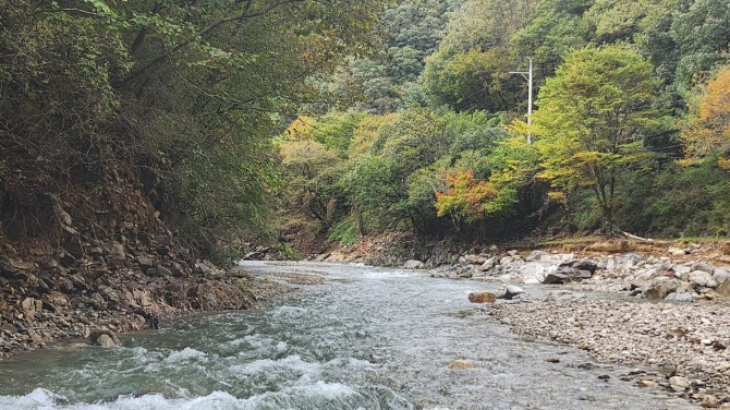 용추구곡의 가을 물소리, 백승훈 시인
