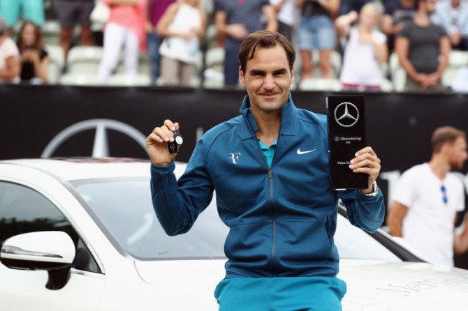 테니스 선수 로저 페더러 사진=메르세데스-벤츠