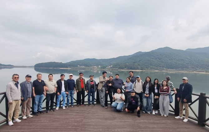 라오스유학생회 무등산 생태탐방원 방문(광주호, 10.25)