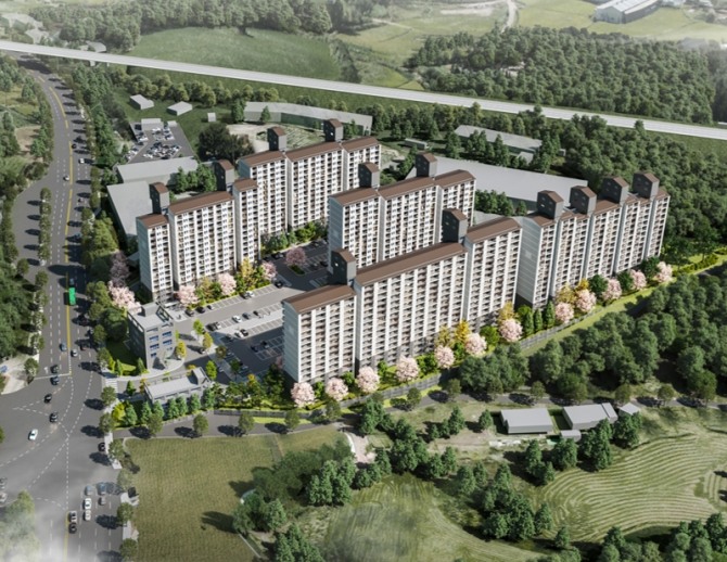 이천시 장호원 이황리 아파트 사업 조감도. 사진=이천시