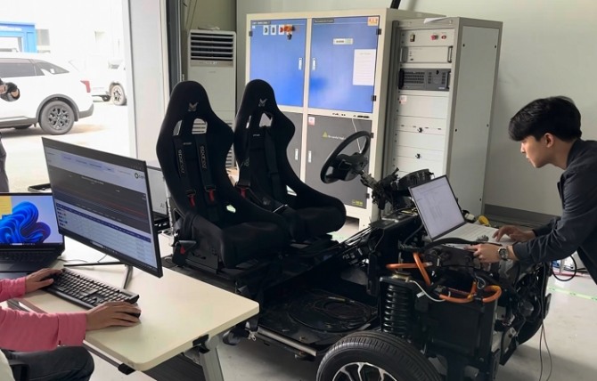 한국자동차연구원, ‘엘리 케어’ 실증. 사진=메타모빌리티