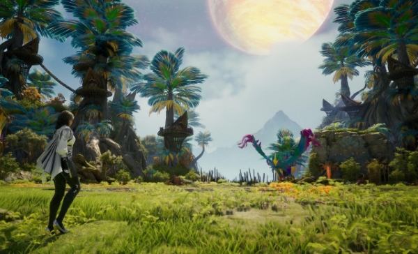 '아이온2' 지스타 시연 버전의 '우루구구 협곡' 이미지. 사진=엔씨소프트