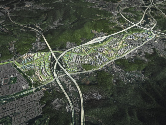 안산장상공공주택지구 조감도. 조감도=안산시 