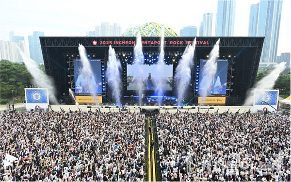 8월 인천 송도에서 열린 인천 펜타포트 락페스티벌 공연. 사진=인천시