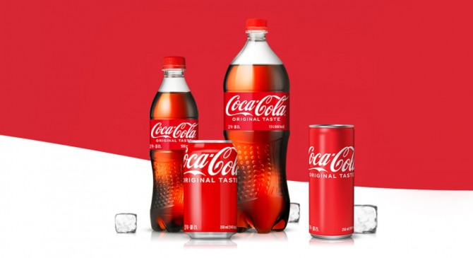 LG생활건강이 판매하는 코카콜라. 사진=LG생활건강