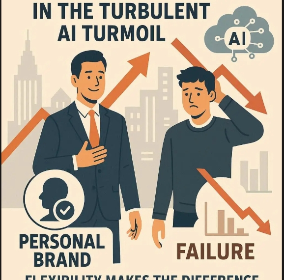 급변하는 금융 시장에서 경력의 유연성과 경쟁력을 유지하려면 '지속적인 재교육'과 '영향력 있는 개인 브랜드' 구축이 핵심이라고 강조한다. 이미지=GPT4o