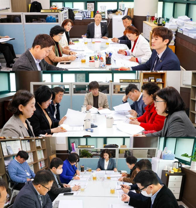 안산시의회 3개 상임위원회가 지난 11일 각 상임위원장실에서 안산시 집행부와 간담회를 개최했다. 사진=안산시의회