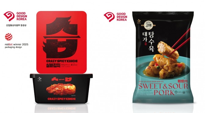 CJ제일제당 실비김치인 ‘습김치’와 ‘고메 대가탕수육’. 사진=CJ제일제당