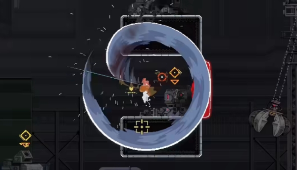 '산나비: 귀신 씌인 날' 공식 예고 영상 중 전투 장면을 캡처한 것. 사진=네오위즈