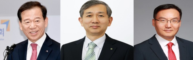 19일 차기 금융투자협회장 선거 후보 마감 결과 3명으로 압축됐다. (사진 좌측부터 서유석 현 금투협 회장, 황성엽 신영증권 대표, 이현승 KB자산운용 전 대표)  사진=연합뉴스