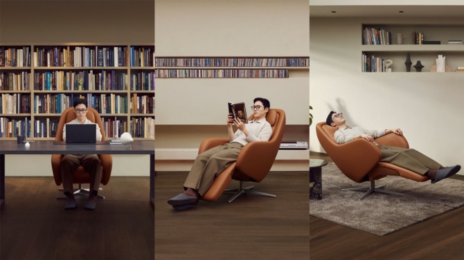 코웨이 비렉스 트리플체어   사진=코웨이