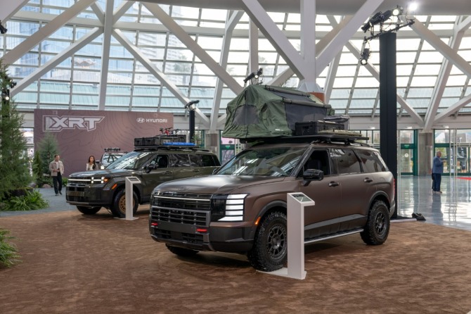 ‘2025 LA 오토쇼’ 현대차 ‘XRT 스페이스’ 전경. 사진=현대차