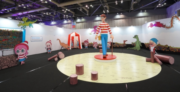 던파 페스티벌 현장의 '윌리를 찾아라' 컬래버레이션 전시 공간. 사진=넥슨