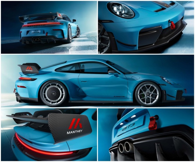 '만타이 퍼포먼스 키트(Manthey Performance Kit)'로 업데이트 된 포르쉐 911 GT3 모델 사진=만타이