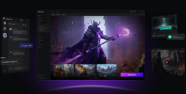 게임 플랫폼 '퍼플' 이미지. 사진=엔씨