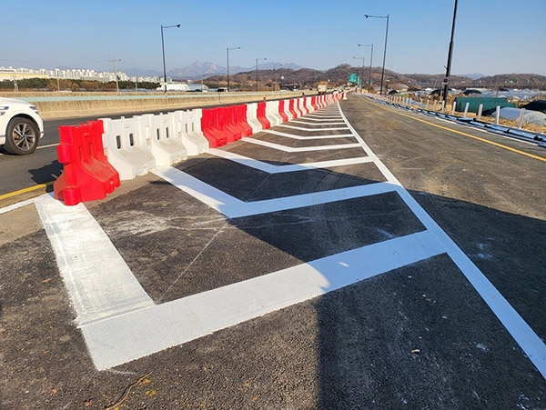 행주로-제2자유로 도로개설공사 행주나루IC 서울방면 개통(2025년 준공). 사진=고양시