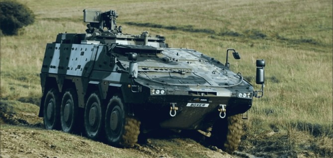 영국 육군의 복서 장갑차. 사진=영국 국방부