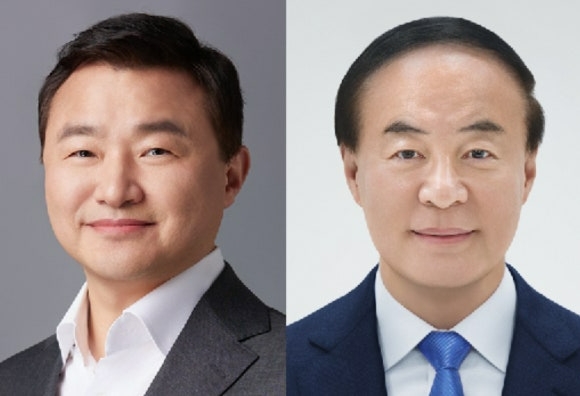 (왼쪽부터)노태문 삼성전자 DX부문장 겸 MX사업부장과 전영현 DS부문장 겸 메모리사업부장.  사진=삼성전자